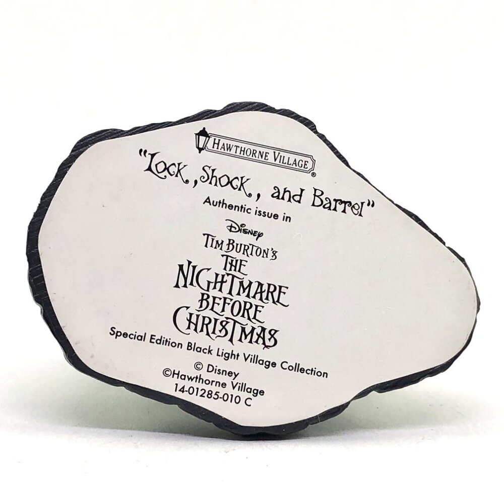Hawthorne Village Lock Shock and Barrel Figure Nightmare Before Christmas - Picture 13 of 13